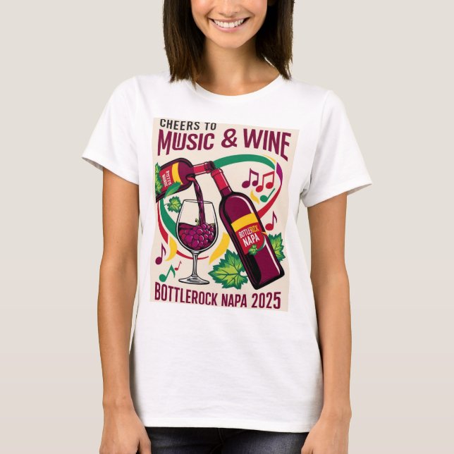Bottle Rock Napa Valley Tour T - Shirt - Soft & Li (Vorderseite)