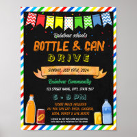 Bottle und Can Fundraising Drive Schulvorlage