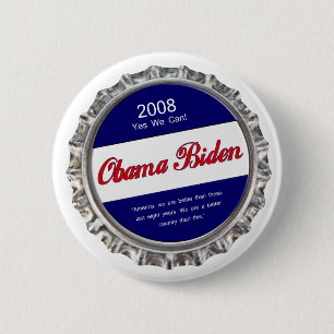 bottlecap Obama biden Button