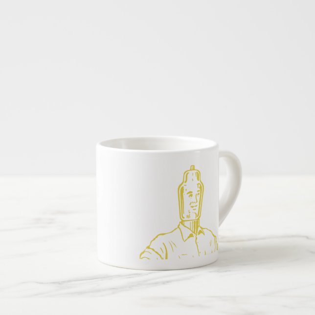 Bottlehead Capuccino-Tasse Espressotasse (Vorderseite Rechts)