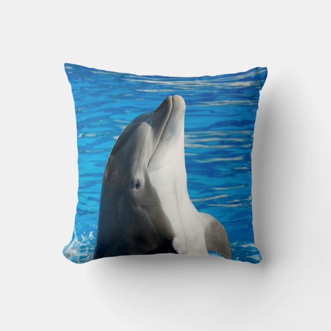 Bottlenose-Delphin Kissen (Vorderseite)