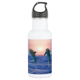Bottlenose Dolphin bei Sonnenaufgang Trinkflasche