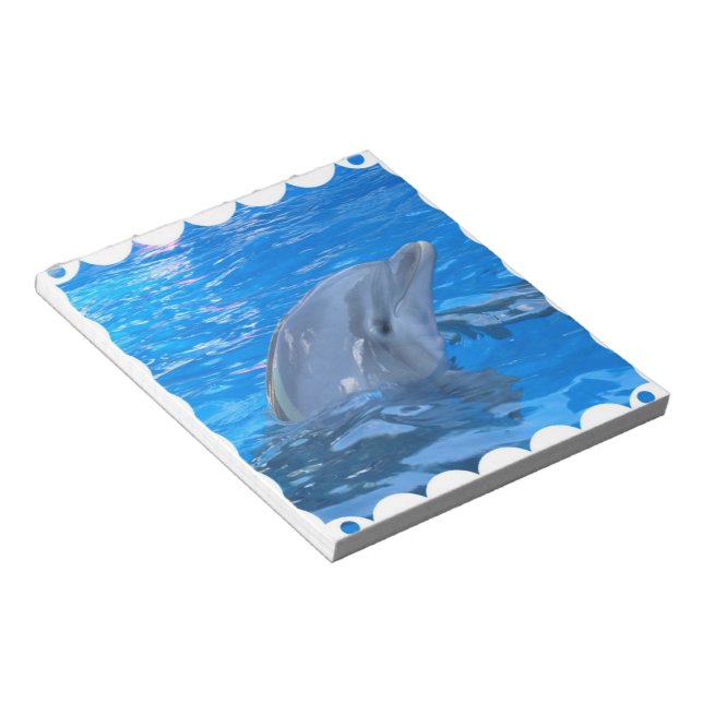 Bottlenose Dolphin Notepad Notizblock (angewinkelt)