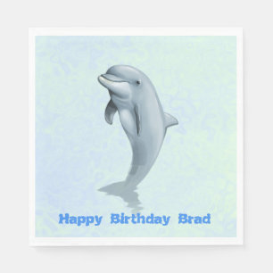 Bottlenose Dolphin Party Napkins Serviette
