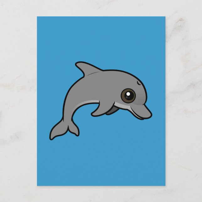 Bottlenose Dolphin Postkarte (Vorderseite)