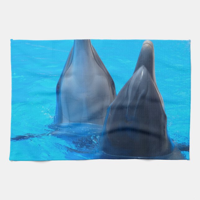 Bottlenosedelphin-Fischmarineozean unter Wasser Geschirrtuch (Horizontal)