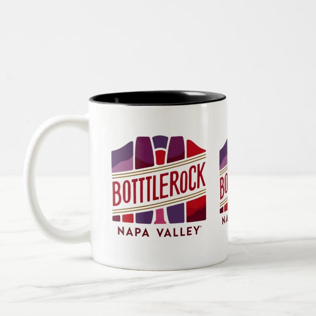 BottleRock Napa Valley Zweifarbiges Kaffeetasse |  (Links)