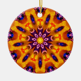 Bottletops Kaleidoskop Keramik Ornament