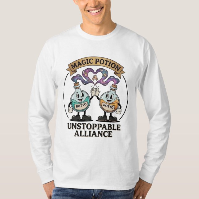 Botto Brand Unstoppable Alliance Retro Magic Potio T-Shirt (Vorderseite)