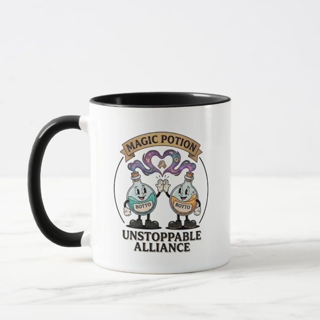 Botto Brand Unstoppable Alliance Retro Magic Potio Tasse (Links)