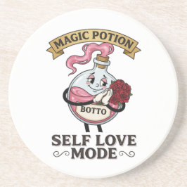 Botto Selbstliebe-Modus Vintage-Zaubertrank A Getränkeuntersetzer