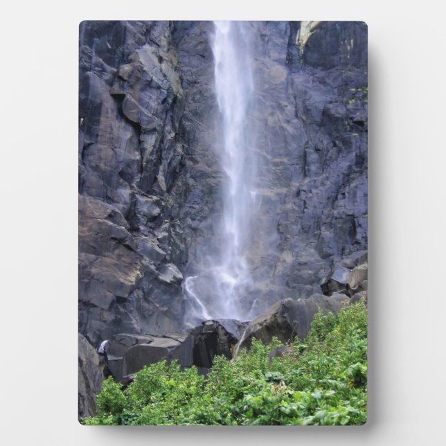 Bottom Bridalveil Falls, Yosemite, CA Fotoplatte (Vorderseite)