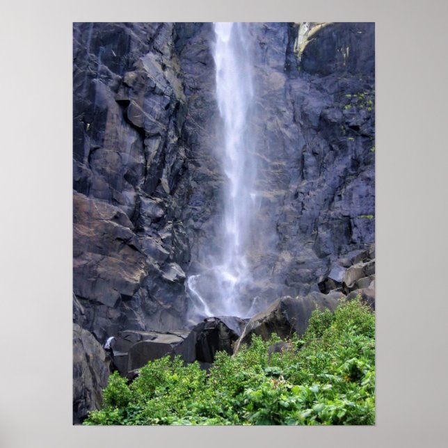 Bottom Bridalveil Falls, Yosemite, CA Poster (Vorne)