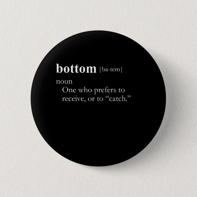BOTTOM (Definition) Button (Vorderseite)