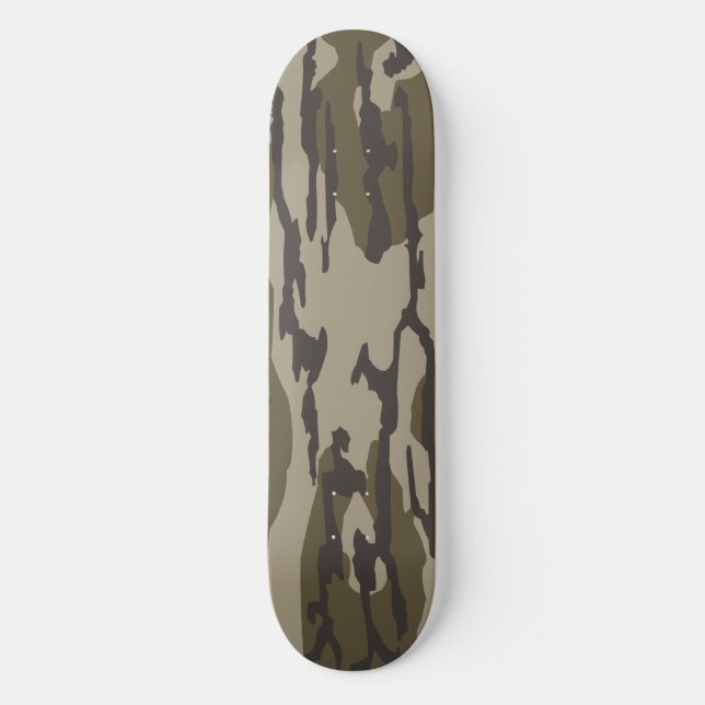 Bottom Land Camouflage Bottomland Camouflage Skateboard (Vorderseite)