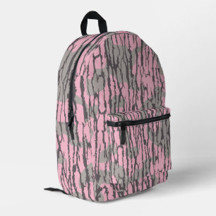 Bottom Lands Camo Rosa für Frauen und Mädchen Bedruckter Rucksack