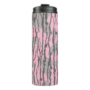 Bottom Lands Camo Rosa für Frauen und Mädchen Thermosbecher