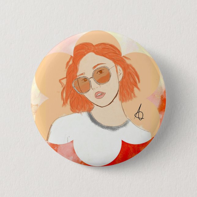 Bottom Mamamoo Hwasa Button (Vorderseite)