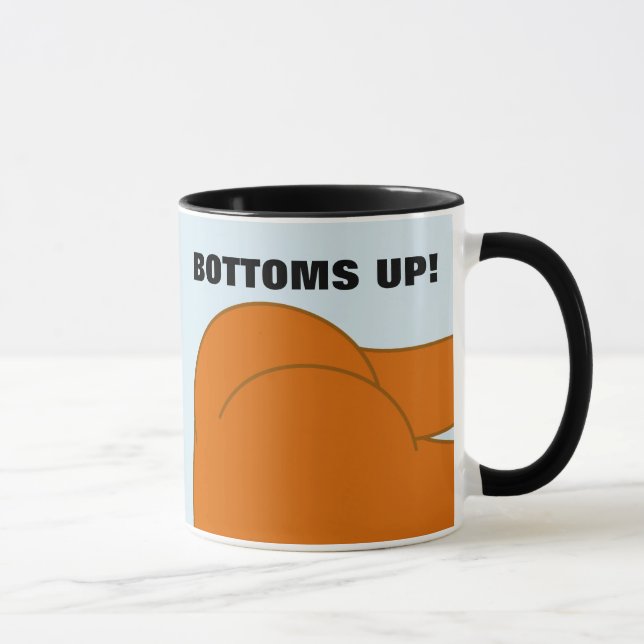 BOTTOME UP BARE HINTERN FUNNY KAFFEE TASSE (Rechts)