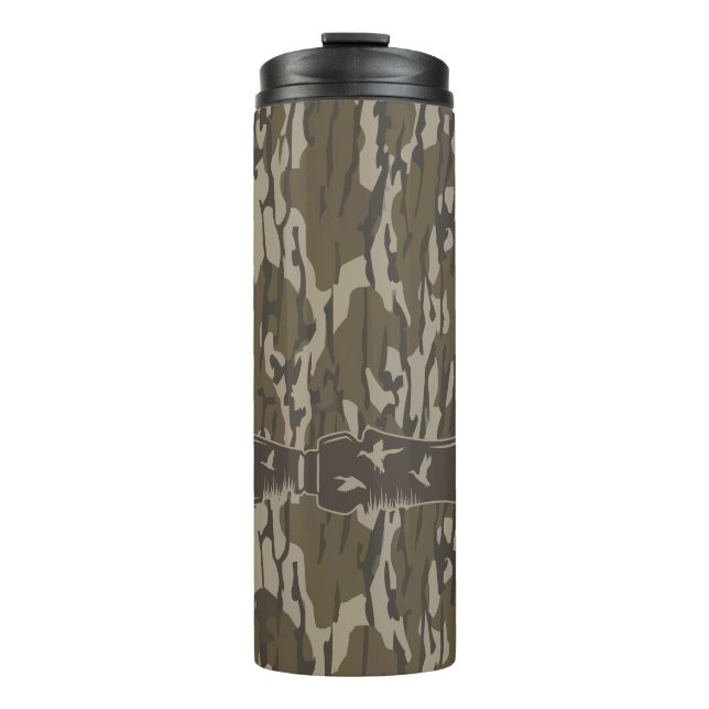 Bottomland-Camouflage nennen mich Duck Call Thermosbecher (Vorderseite)