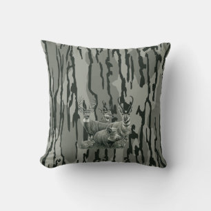 Bottomland Camouflage Whitetail Deer Mule Deer Pro Kissen