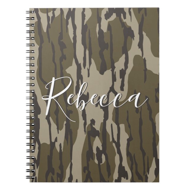 Bottomland-Tarnung Old School Camouflage Notizblock (Vorderseite)