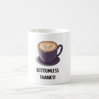Bottomlose Kaffee-Tasse Kaffeetasse