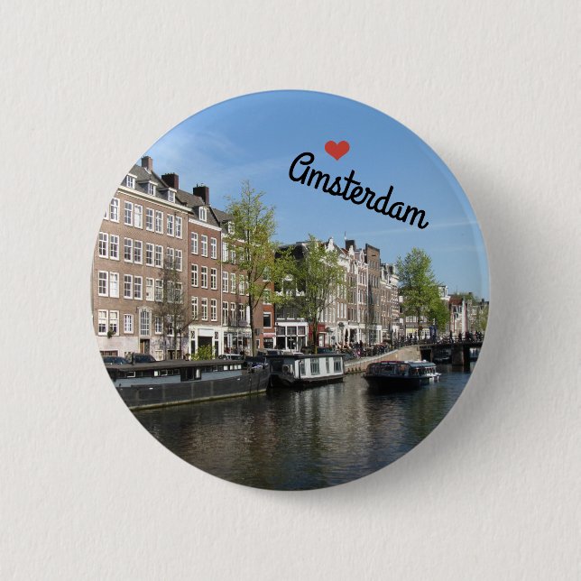 Botton/Stift ~ Amsterdam, Netherlands, Button (Vorderseite)
