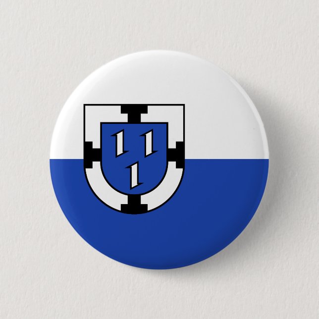 Bottrop Stadt Emblem Flagge Deutschland Symbol Sch Button (Vorderseite)