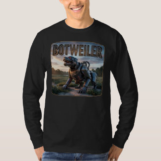 Botweiler Fotografisch – Roboter Rottweiler Lustig T-Shirt