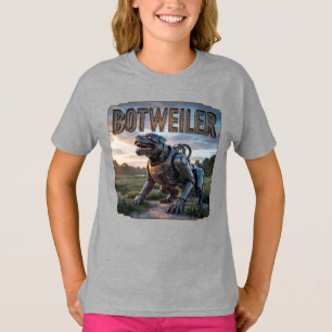 Botweiler Fotografisch – Roboter Rottweiler Lustig T-Shirt