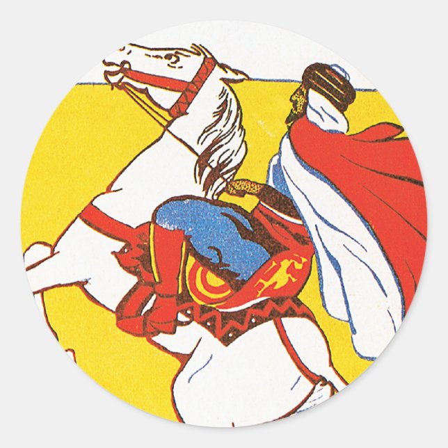 Bou-Saada Hotel Du Caid Runder Aufkleber (Vorderseite)