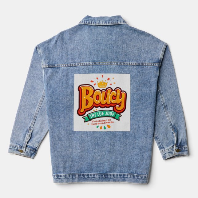 Boucy Crown Fun T-Shirt Jeansjacke (Rückseite)