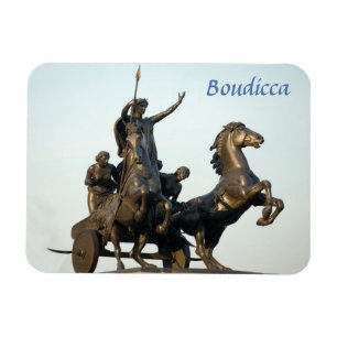 Boudicca Statue im London-Andenken-Foto Magnet