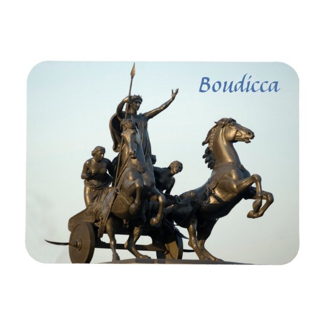 Boudicca-Statue in London Souvenir-Foto Magnet (Horizontal)