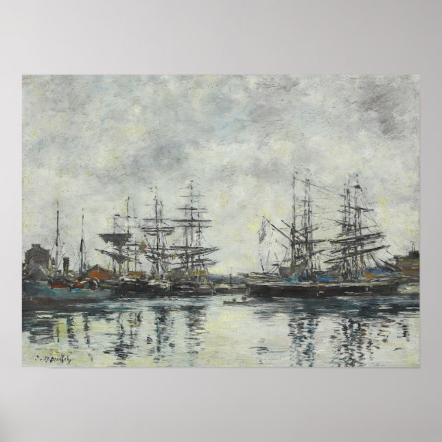 Boudin - Deauville 1885 Poster (Vorne)