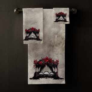 Boudoir   Canopy Scarf Altes Victoran Poster Bed. Badhandtuch Set