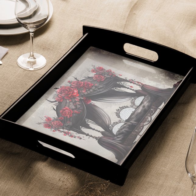 Boudoir | Canopy Scarf Altes Victoran Poster Bed. Seidenpapier (Von Creator hochgeladen)