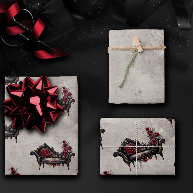 Boudoir Chaise | Viktorianisches Ohnmacht Geschenkpapier Set (Von Creator hochgeladen)