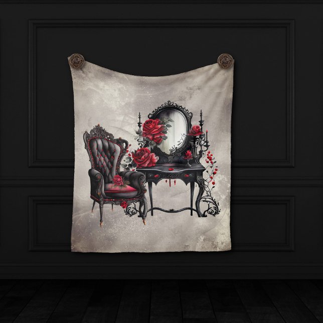 Boudoir | Vanity Mirror und Viktorianischer Partyv Fleecedecke (Von Creator hochgeladen)