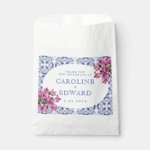 Bougainvillea Bluetile Mediterranean Wedding Geschenktütchen