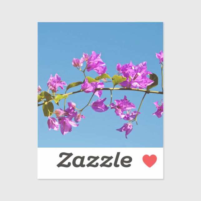 Bougainvillea-Blume Aufkleber (Blatt)