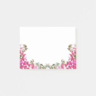 Bougainvillea Blume Magenta Post-it Klebezettel