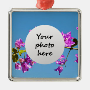 Bougainvillea-Blume Silbernes Ornament