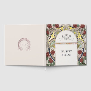 Bougainvillea Burgund Weinrot Gold Hochzeit Art No Gästebuch