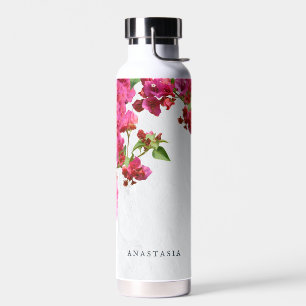 Bougainvillea Floral Griechische Insel am Mittelme Trinkflasche