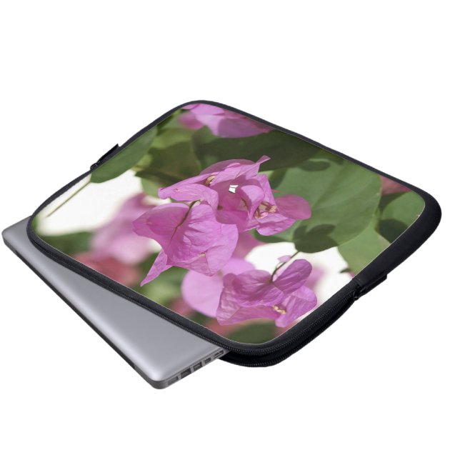 Bougainvillea Laptopschutzhülle (Vorne Knopf)