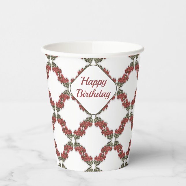 Bougainvillea Paper Cups Pappbecher (Links)