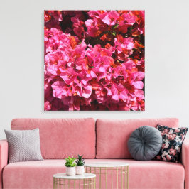 Bougainvillea Pink Tropical Vining Shrub Foto Leinwanddruck
