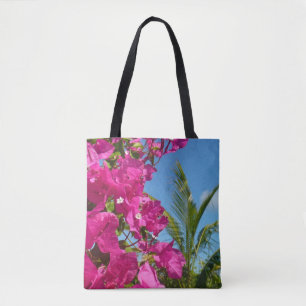 Bougainvillea und Palmen Tropische Natur